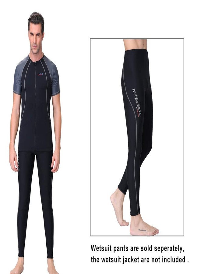 DIVE & SAIL Wetsuit Pants 1.5mm Neoprene Pants for Men Surfing Pants Diving Pants Keep Warm for Diving Swimming Snorkeling Scuba Sailing Surfing XL Size LP010M-XL - Image 5
